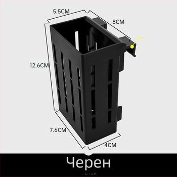 Стенно монтиран аквариумен кош за водни растения – хидропонно засаждане, декоративна водна кошница