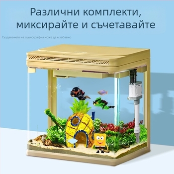 Аквариумен декор: кукла — Малка вещица с плаваща топка; PVC; категория: кукла; стил: кукла; тегло 0.1 g