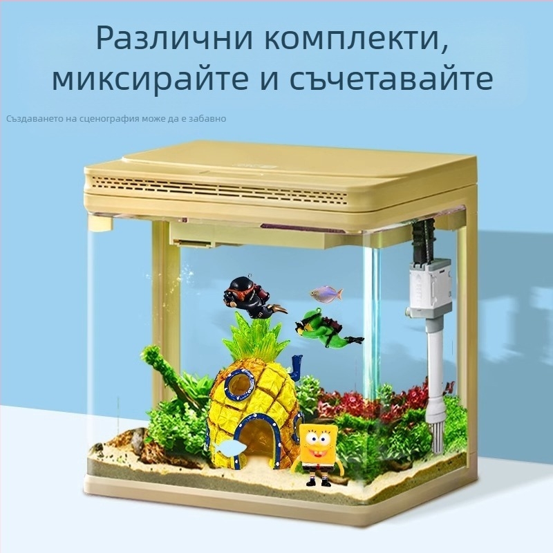 Аквариумен декор: кукла — Малка вещица с плаваща топка; PVC; категория: кукла; стил: кукла; тегло 0.1 g