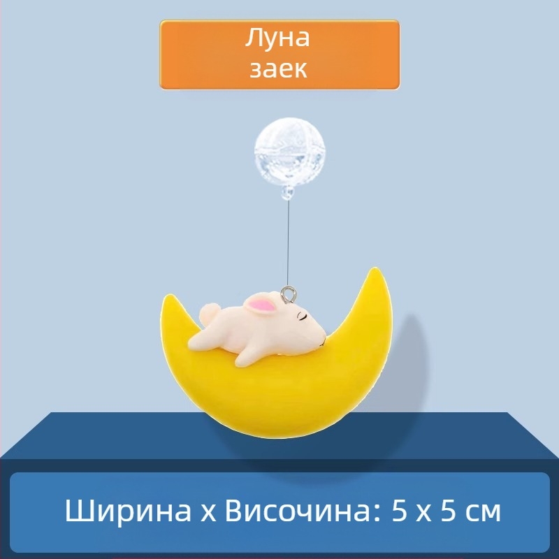 Аквариумен декор: кукла — Малка вещица с плаваща топка; PVC; категория: кукла; стил: кукла; тегло 0.1 g