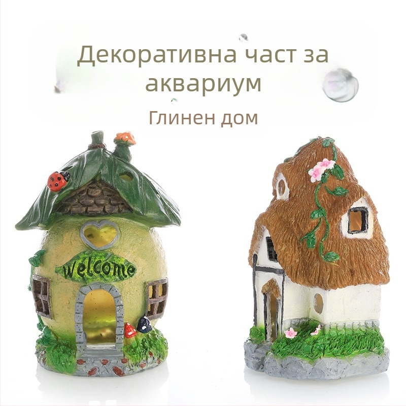Замък от смола за аквариумен ландшафт, декоративна украса, марка Yitong, 390 г