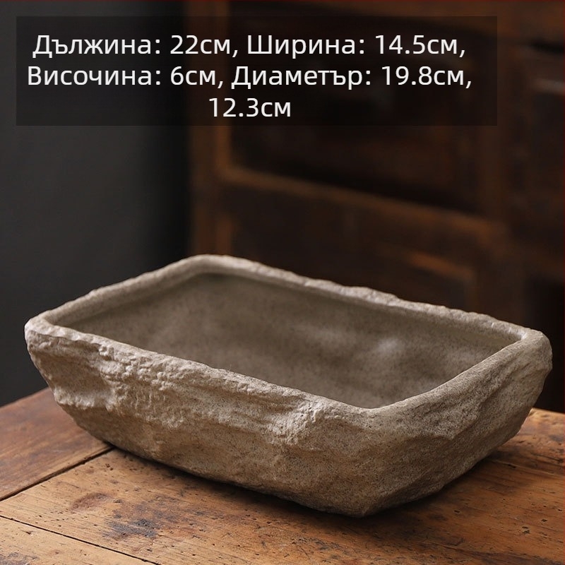 Керамична саксия за цветя — подова употреба, прост стил, домашно градинарство