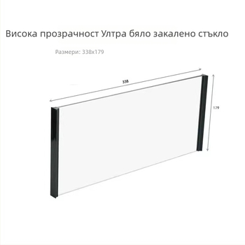 Разплодно жилище за костенурки със страничен панел от неръждаема стомана и закалено стъкло, 3C сертифициран