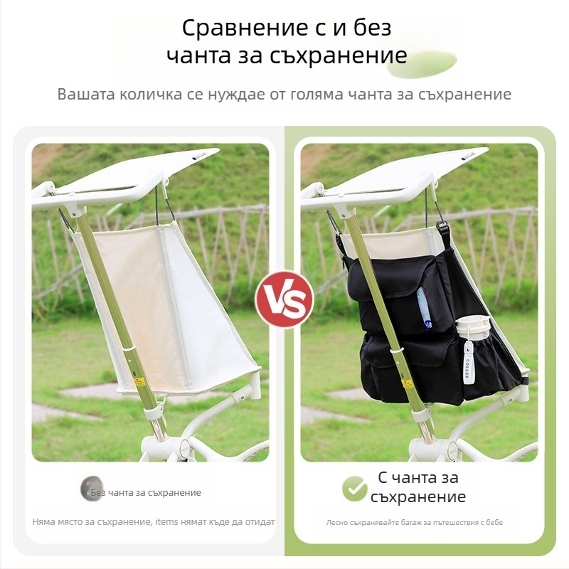 Lan feilin T2 органайзер за детска количка: кошница за съхранение, чанта за съхранение, подложка за седалката и раница‑носител • Код: 20250529 • Категория: Части • Материал: Друг • Марка: Lan feilin