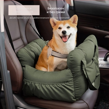Иta автомобилно кучешко гнездо за кола — плат, Ita марка, произход Гуандун, подходящо за кучета