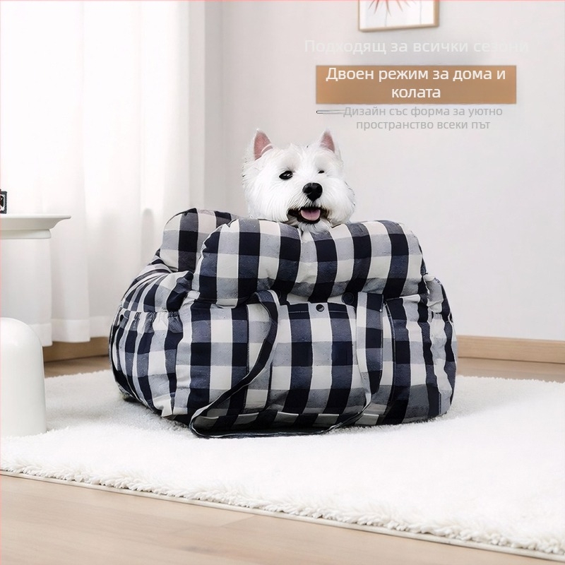 Иta автомобилно кучешко гнездо за кола — плат, Ita марка, произход Гуандун, подходящо за кучета