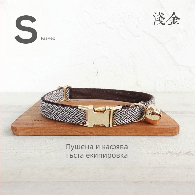 Котешки нашийник и папийонка — полиестер, цветово съвпадение, британски стил, произход Гуандун