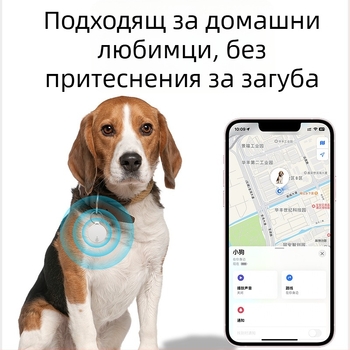 FIND-Y12 Кръгъл глобален локатор с интелигентно проследяване, двупосочен алармен сигнал за загуба, диапазон 10–15 м, батерия 210 mAh, ABS корпус, за портфейл, ключове и домашни любимци