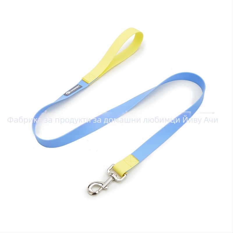 Каиш за домашни любимци за котки и кучета с PVC-обвита еластична лента и дизайн против заплитане