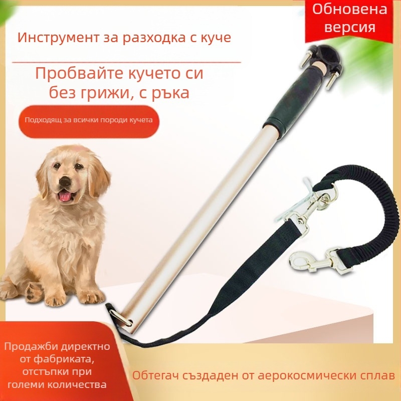 Кучешка каишка от неръждаема стомана, тракционен колан и верига за домашни любимци, опаковка 20 бр.