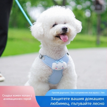 Нов стил гръдна презрамка за кучета, жилетка, рефлексивна и дишаща, каишка