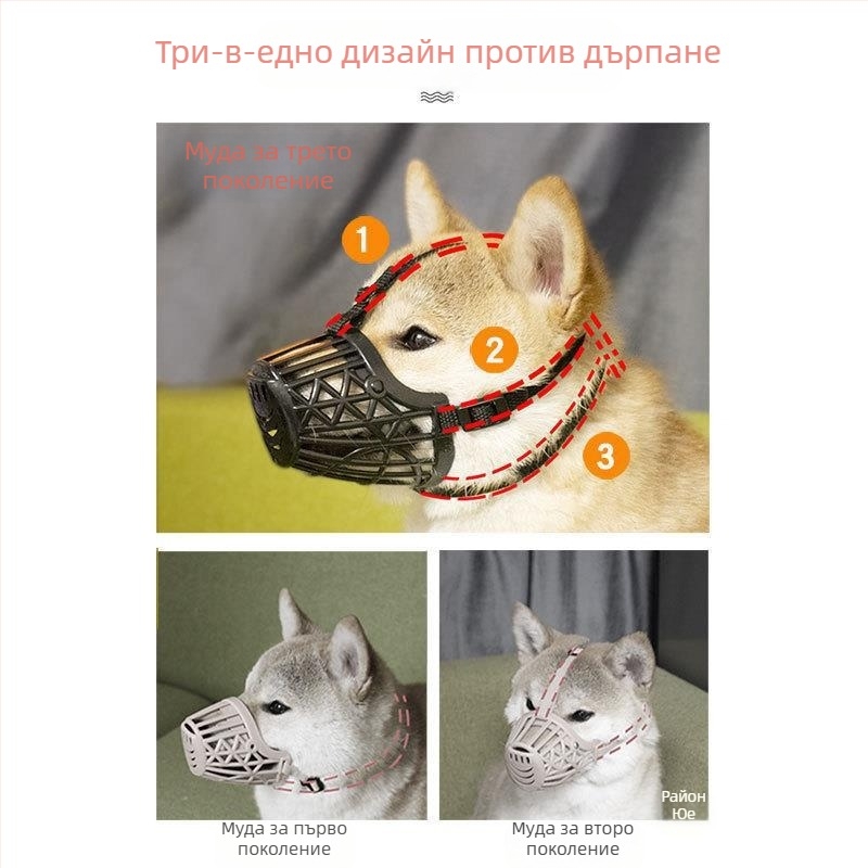 Кучешка муза за спиране на лаенето и гризането, пластмасова, не е внесена, без IP лиценз