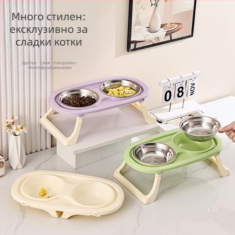 Котешка купа, пластмасова посуда за домашни любимци, марка Cute, за котки, комплект от 28 броя