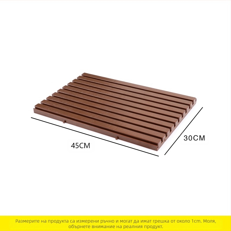 Пластмасова дисплейна дъска за дъното на хладилната витрина на супермаркета; влагозащитна и запазва свежестта на прясното месо; Марка: Other; Материал: Other