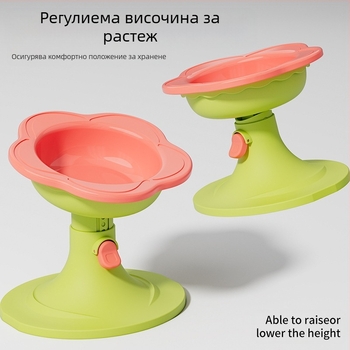 Керамична котешка купа със регулируема височина, устойчива на преобръщане конструкция и широк отвор за лесно пълнене