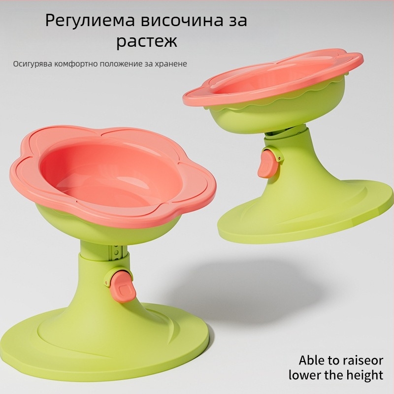 Керамична котешка купа със регулируема височина, устойчива на преобръщане конструкция и широк отвор за лесно пълнене