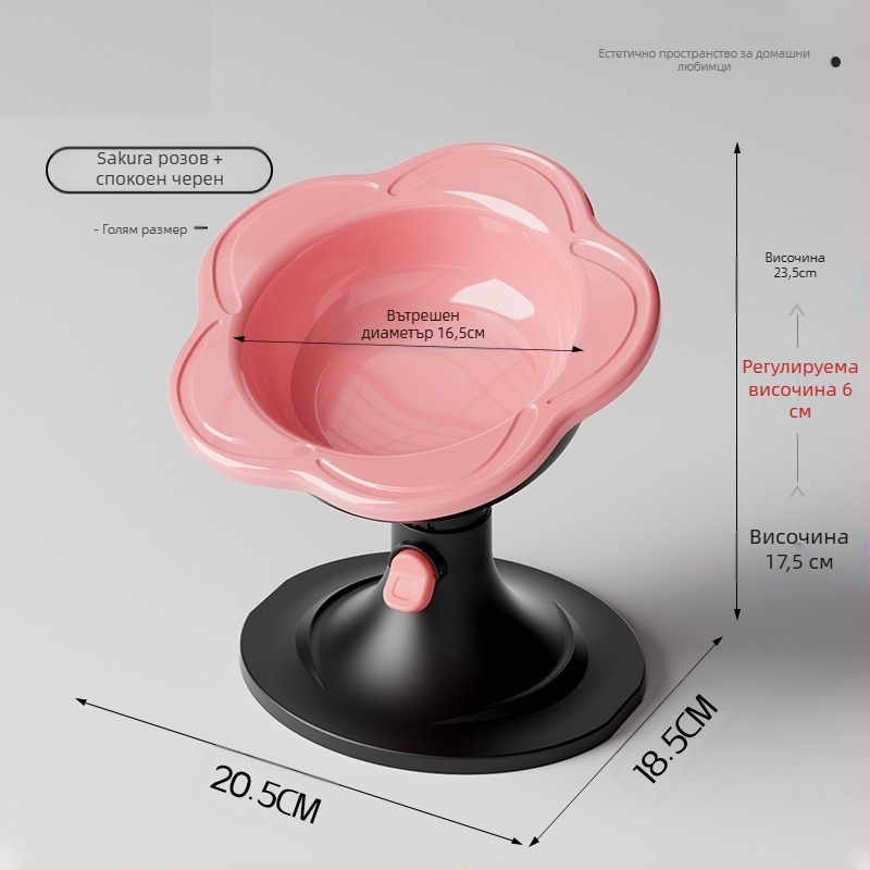 Керамична котешка купа със регулируема височина, устойчива на преобръщане конструкция и широк отвор за лесно пълнене