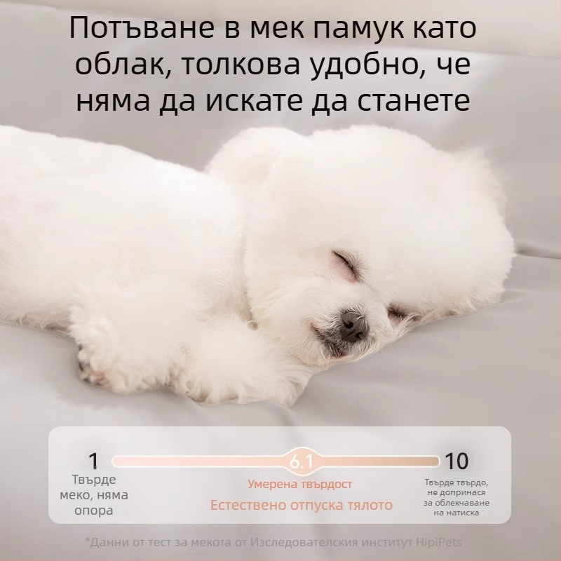Пролетно-лятна подложка за кучета за малки, средни и големи породи – водоустойчива, сваляема за пране, устойчива на мръсотия, четирисезонна лежанка