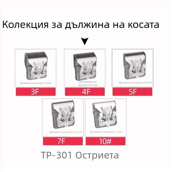 Електрически подстригвач за домашни любимци TP-901/701/301, професионална ножова глава за подстригване