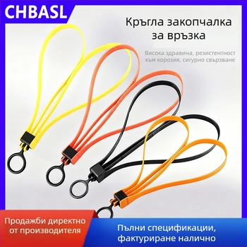 PA66 нейлон тактикически ограничителен колан с двойна катарама, двустранно сгъваем, 1.66 мм дебелина