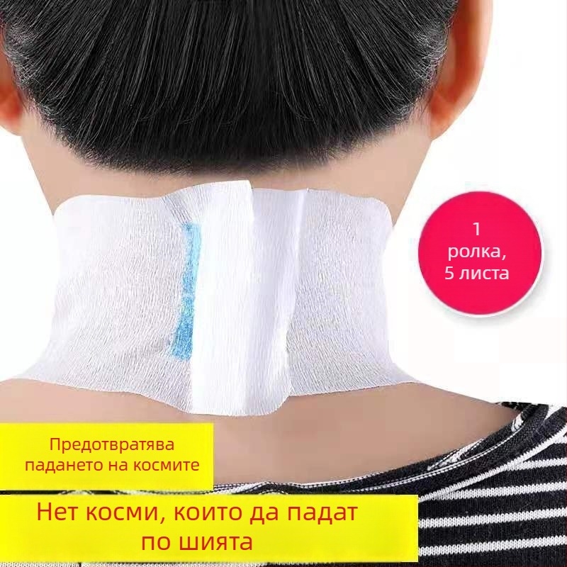 Еднократна хартия за врата за фризьорски салон, предпазна хартия за врата, марка Shengfa, произход Guangzhou, предназначена за употреба във фризьорски салони