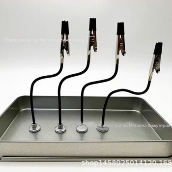 Държач за бележки с магнитна база и аллигатор клип, гъвкав дизайн, железна конструкция, носимост 20, Tylenol