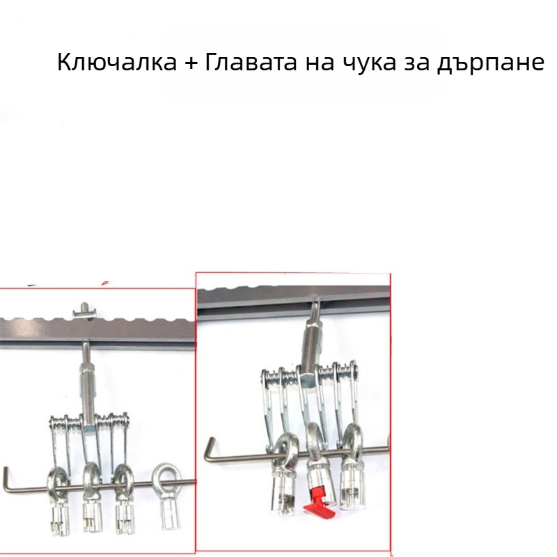 Инструмент за ремонт на вдлънатини по автомобил - железен, многощипков дърпач за ламарина - Orange Auto Insurance Tools