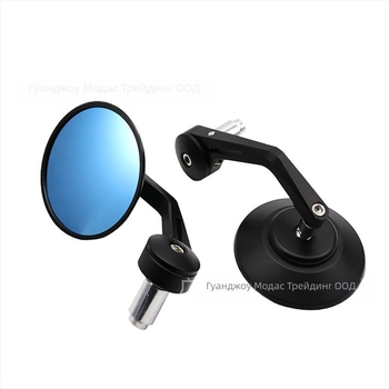 Задно огледало за мотоциклет и електрически превозни средства, модел 22, плоско огледало, стъклена конструкция