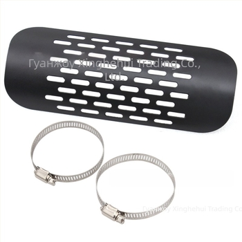 Защита за изпускателната тръба на мотоциклета – антиизгарящ капак, марка TrichTu Mount, модел OTCOVER00427, универсална съвместимост