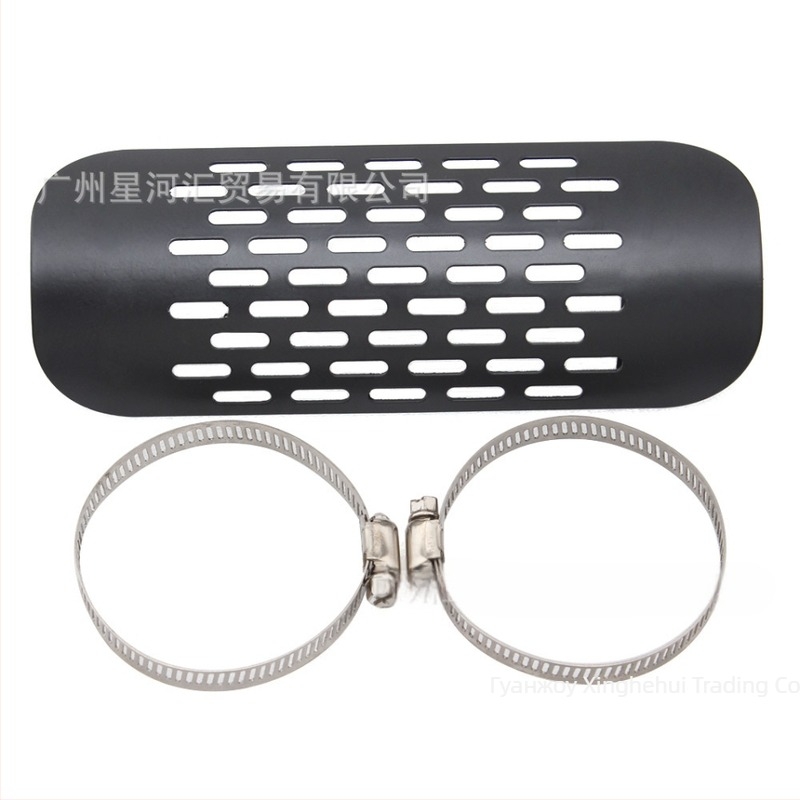 Защита за изпускателната тръба на мотоциклета – антиизгарящ капак, марка TrichTu Mount, модел OTCOVER00427, универсална съвместимост