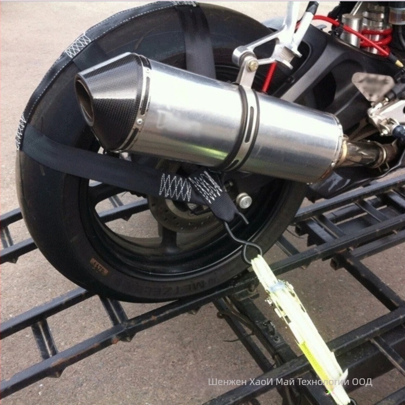 Стропа за фиксиране на гуми, полиестер, товароподемност 1000, висок коефициент на безопасност, аксесоар за ремаркета