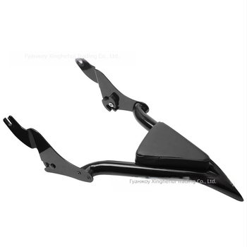 Задна облегалка за Harley мотоциклети, разделяема бързоразглобяема облегалка за пътника с дизайн на остър лък (Модел 014588)