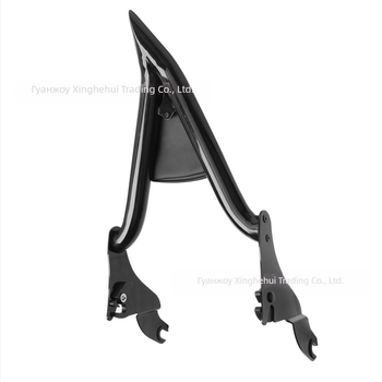 Задна облегалка за Harley мотоциклети, разделяема бързоразглобяема облегалка за пътника с дизайн на остър лък (Модел 014588)