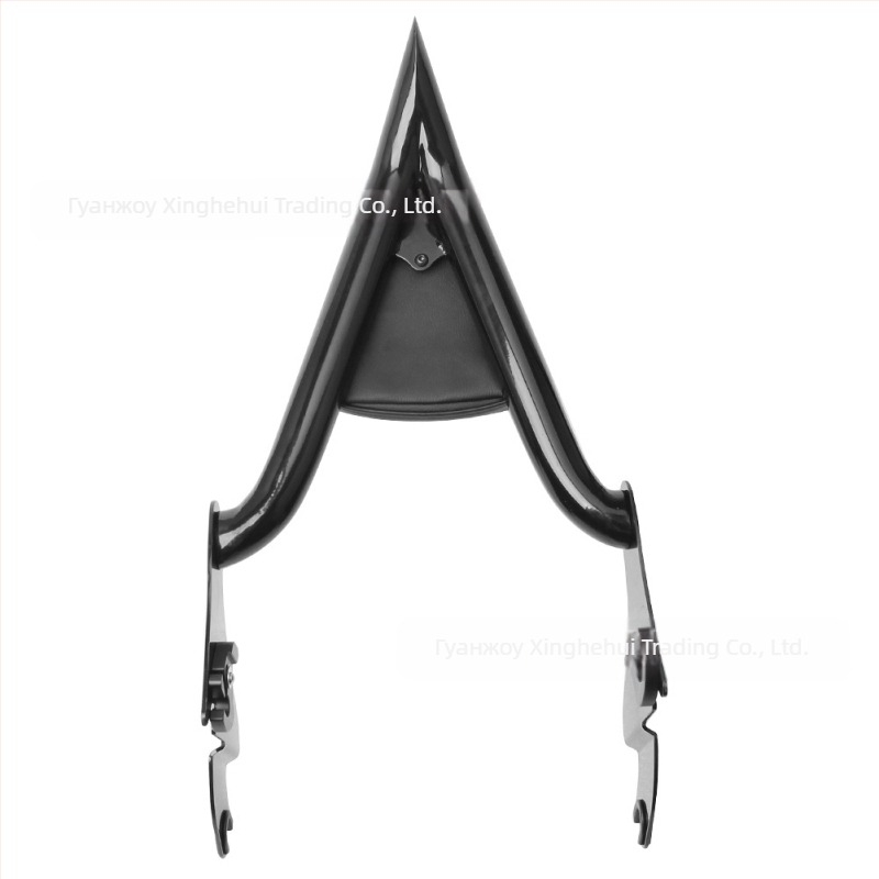 Задна облегалка за Harley мотоциклети, разделяема бързоразглобяема облегалка за пътника с дизайн на остър лък (Модел 014588)