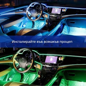 LED фибърна оптична автомобилна светлина – студена светлина, 500 lm, 12V, IP67