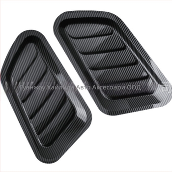 Декоративен стикер за въздушен отвор на капака на автомобил, ABS, модел TM-368, с възможност за персонализиране, универсално съвместим