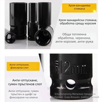 Dragon електрически гаечен ключ, 21 части, коване, за ремонт и сглобяване, тегло 0.02 кг