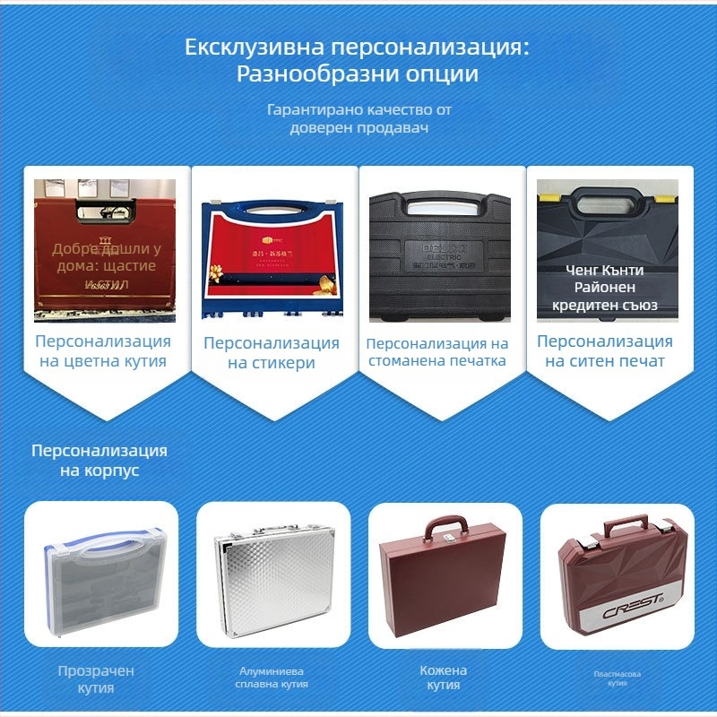 Комплект за персонализиране на кутия за инструменти – модел 208013, въглеродна стомана, OEM/ODM с персонализирано лого, за дома