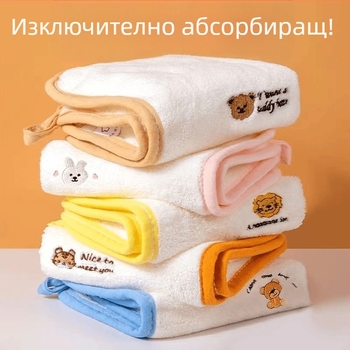 5-пакет детски квадратни кърпички за лице от коралов велур, карикатура Спайдърмен, тегло 25 g, с печат на лого