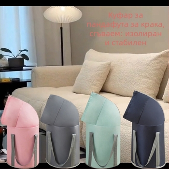 Ванночка за крака PVC, сгъваема, повдигната, с пара и дим, за възрастни