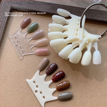 Комплект за дисплей на маникюр със цветова карта във форма на пръстен за гел лак, произход Zhejiang, 1 бр.