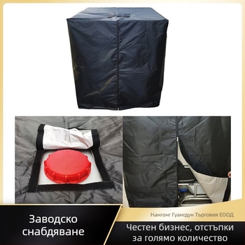 Покрив за IBC воден резервоар и барабан, 210D Oxford плат, прахозащитен, дъждоустойчив и водонепропусклив, персонализация налична