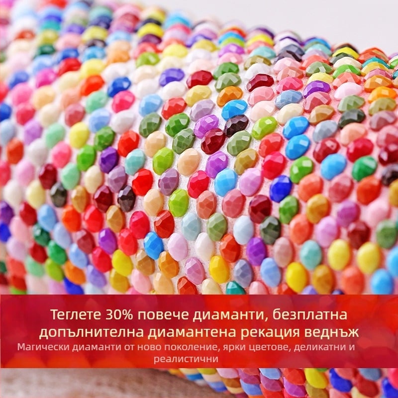 5D диамантена живопис комплект, 3-панелна сцена за хол, модерен минималистичен стил, кръстат бод бродерия