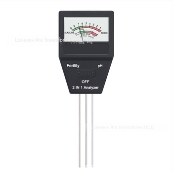 Двоен детектор за почва – измерване на pH с точност 0.1, модел TPH01801, инструмент за диагностика на почвата