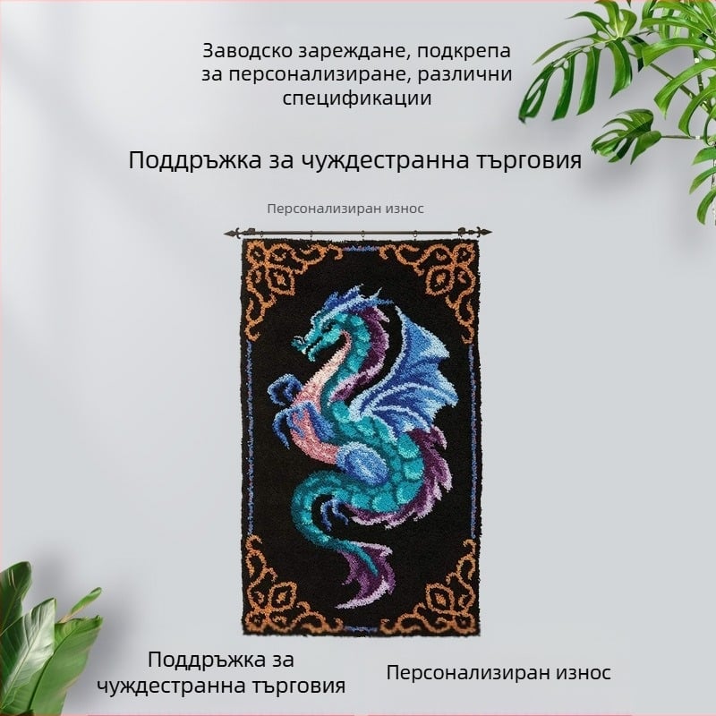 Гоблен - ръчно тъкана, мотиви карикатури/аниме, акрилно влакно 71-80%