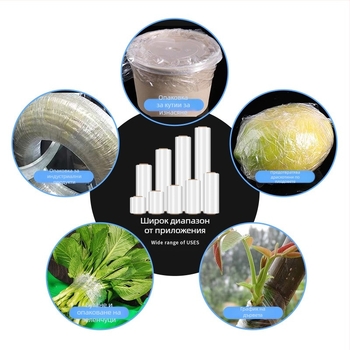 PE разтягащо фолио със хартиено ядро – самозалепващо защитно опаковъчно фолио за индустриално опаковане, дължина 100, персонализируемо