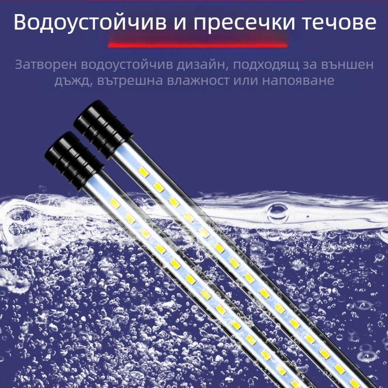 LED лампа за растеж на растения - пълен спектър, 5730 LED, 18 диода, USB захранване 5 V, IP66
