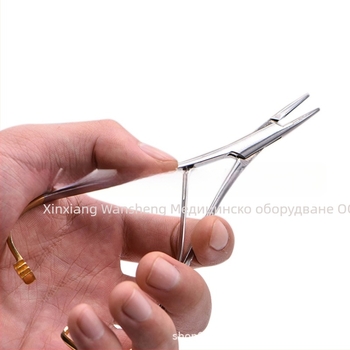 Дентален държач за игли, неръждаема стомана, за възрастни, комплект 100 бр.