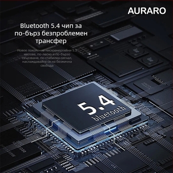 Air conduction Neckband слушалки с шумопотискане, 8+ часа автономия, Bluetooth 5.0, обхват 10 м, IPX5 водо- и прахоустойчиви