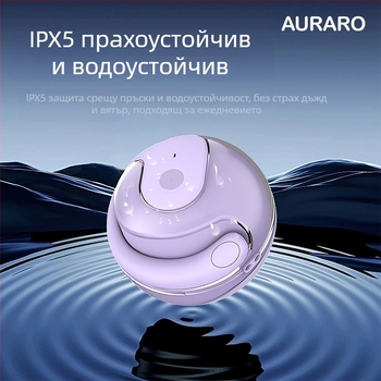 Air conduction Neckband слушалки с шумопотискане, 8+ часа автономия, Bluetooth 5.0, обхват 10 м, IPX5 водо- и прахоустойчиви